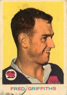 1964 Scanlens NRL #13 Fred Griffiths Front